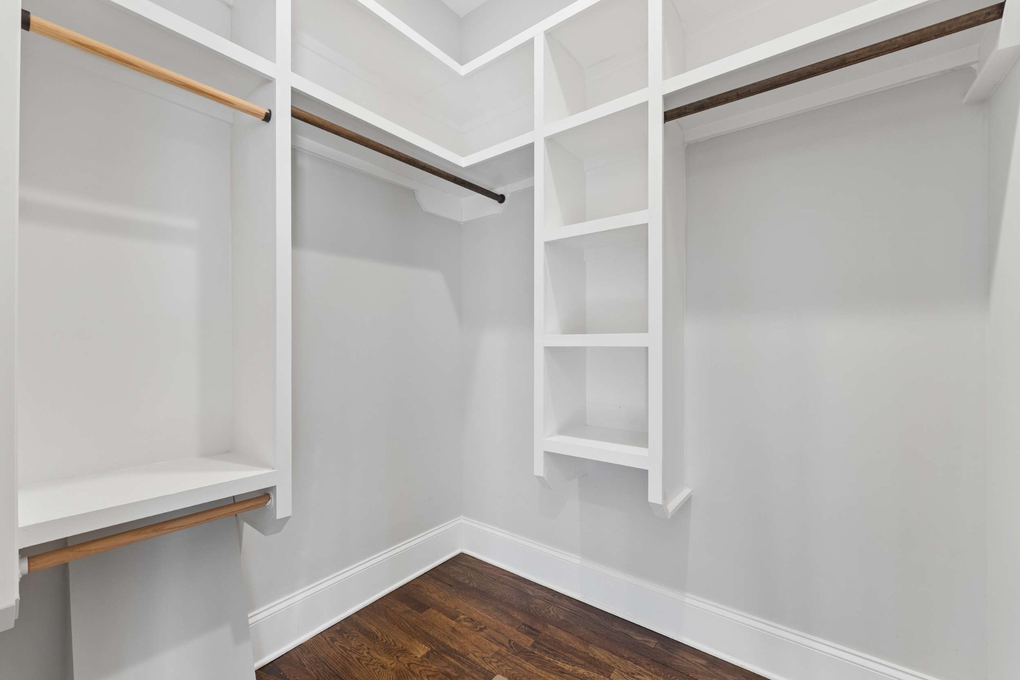 3705 B Estes Road Nashville, TN 37215 - Photo 29 of 61 a view of walk in closet with empty racks