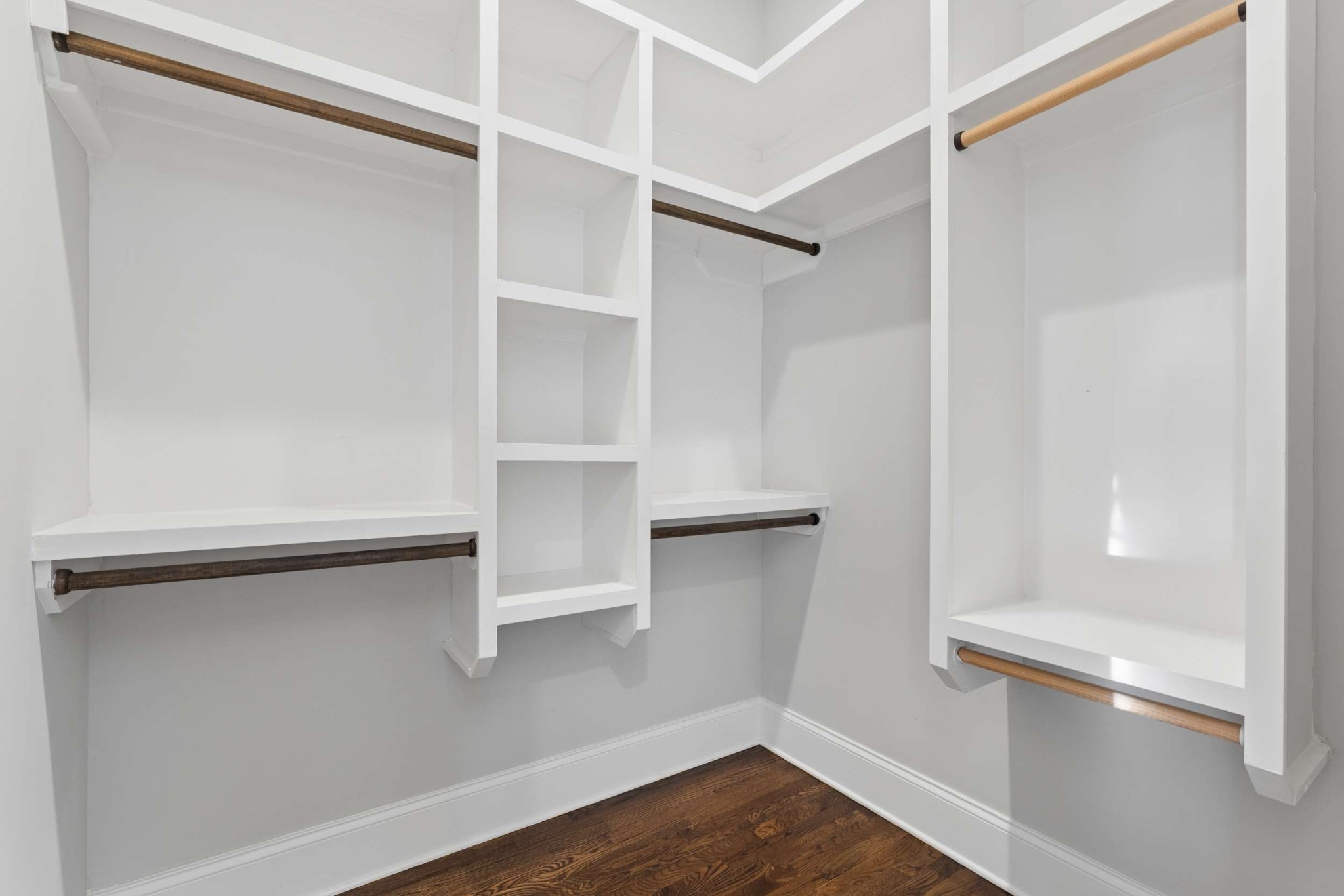 3705 B Estes Road Nashville, TN 37215 - Photo 30 of 61 a view of walk in closet with empty racks