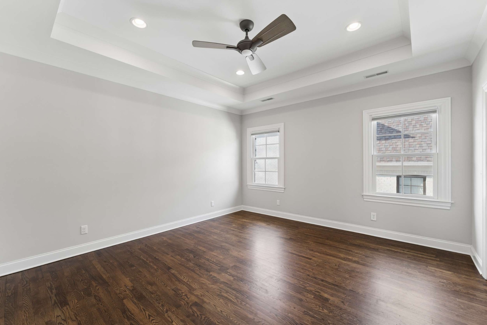 3705 B Estes Road Nashville, TN 37215 - Photo 36 of 61 wooden floor in an empty room with a window