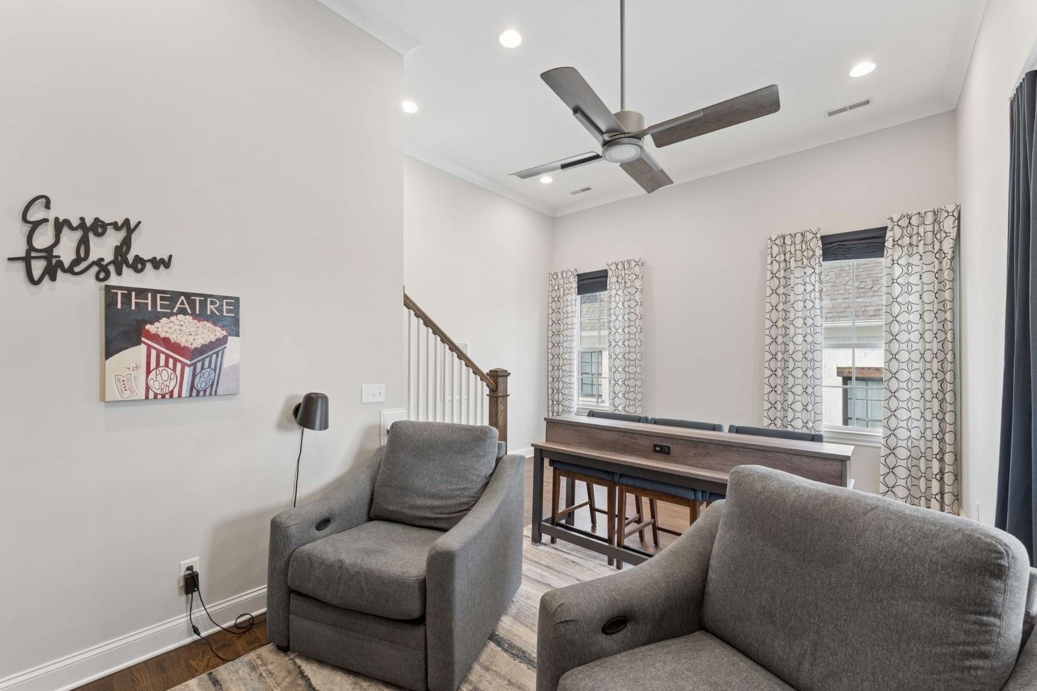 3705 B Estes Road Nashville, TN 37215 - Photo 41 of 61 a living room with furniture and a ceiling fan