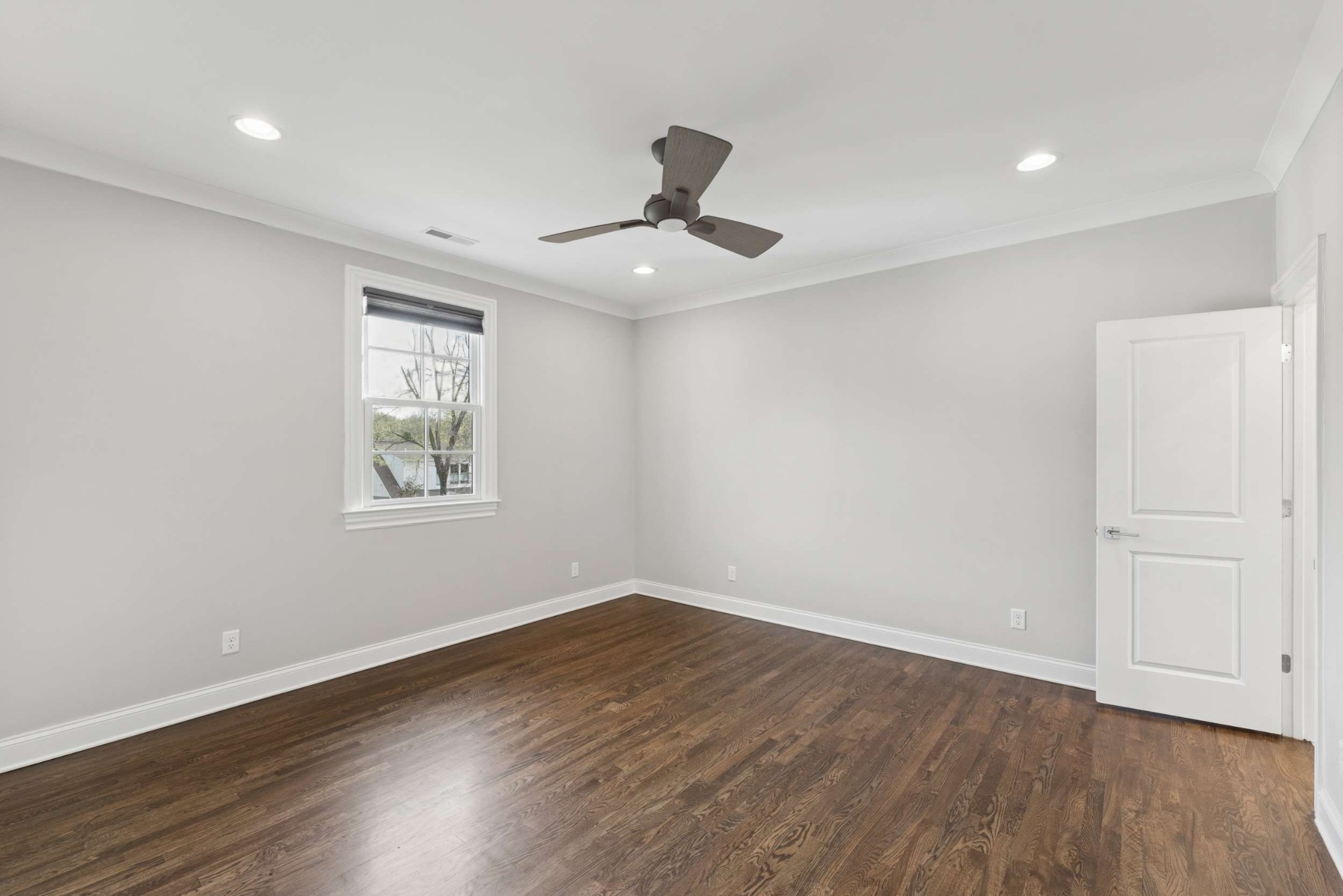 3705 B Estes Road Nashville, TN 37215 - Photo 43 of 61 wooden floor in an empty room with a window