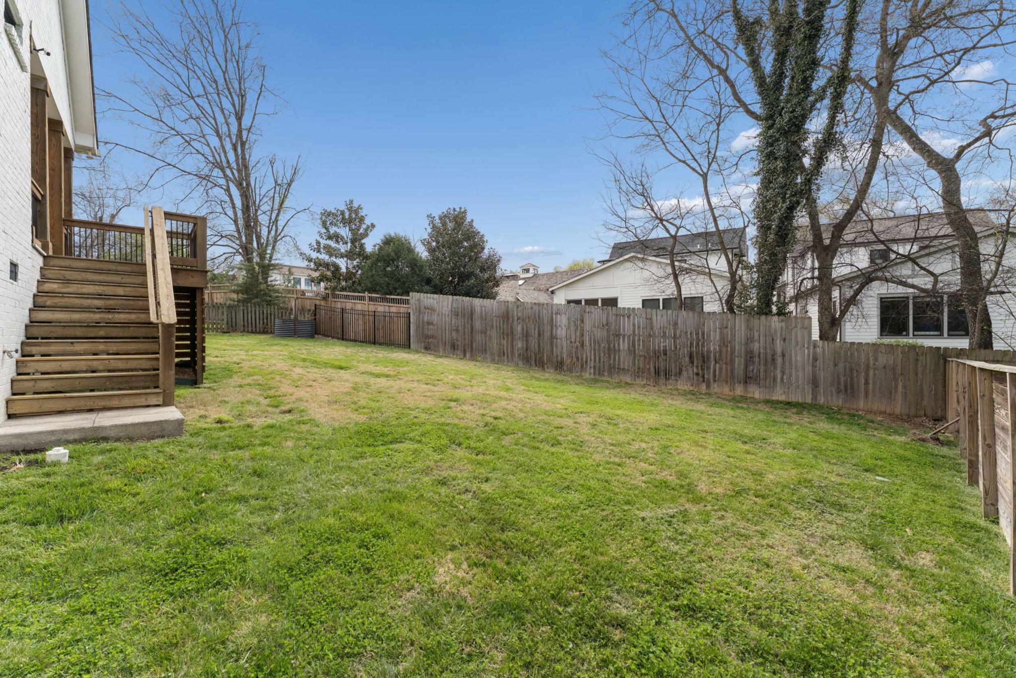 3705 B Estes Road Nashville, TN 37215 - Photo 52 of 61 a view of a backyard with a garden