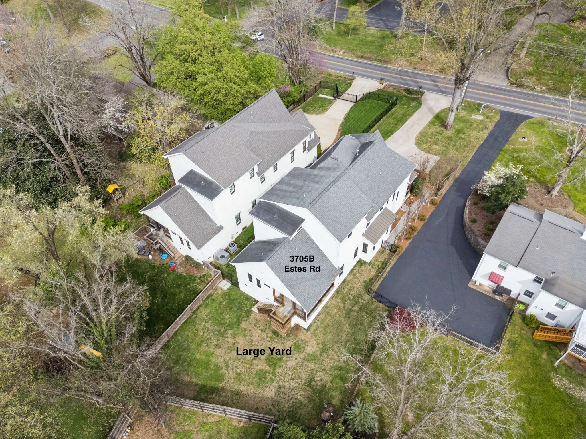 3705 B Estes Road Nashville, TN 37215 - Photo 59 of 61 an aerial view of a house with a garden