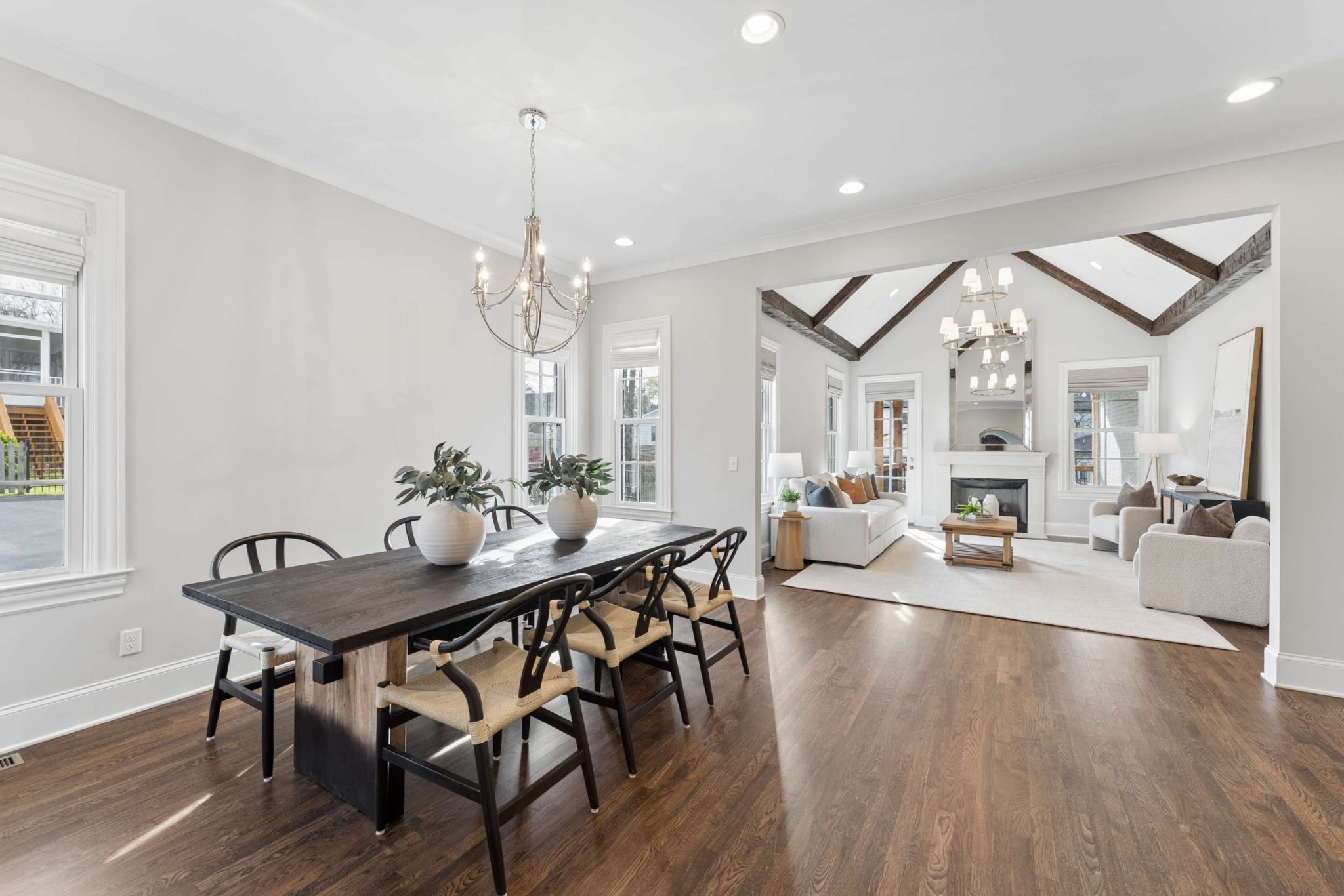 3705 B Estes Road Nashville, TN 37215 - Photo 8 of 61 a view of a dining room with furniture and wooden floor