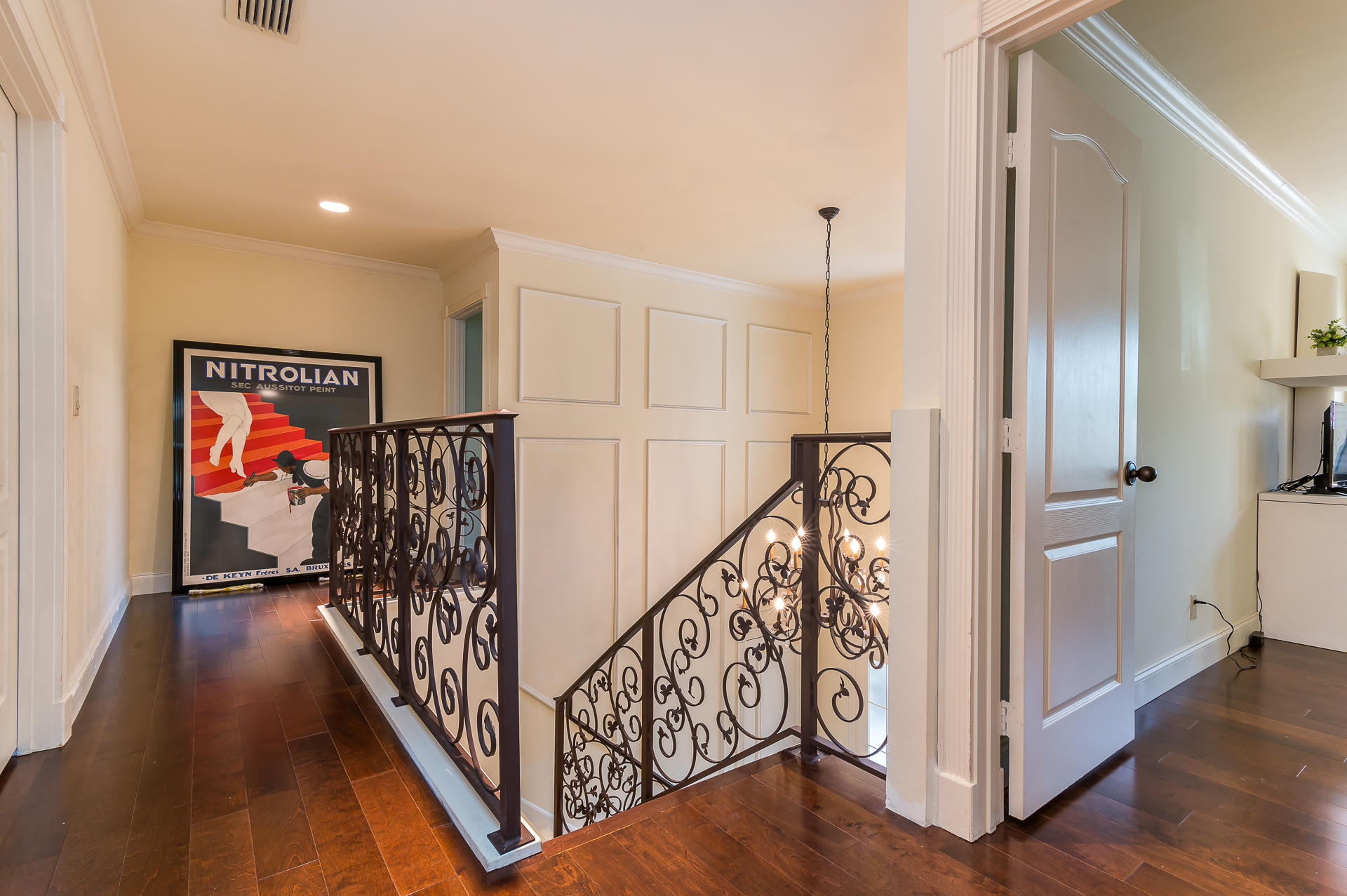3903 Northwest 58th Street, Unit 38 Boca Raton, FL 33496 - Photo 14 of 30 a view of a hallway with wooden floor and stairs