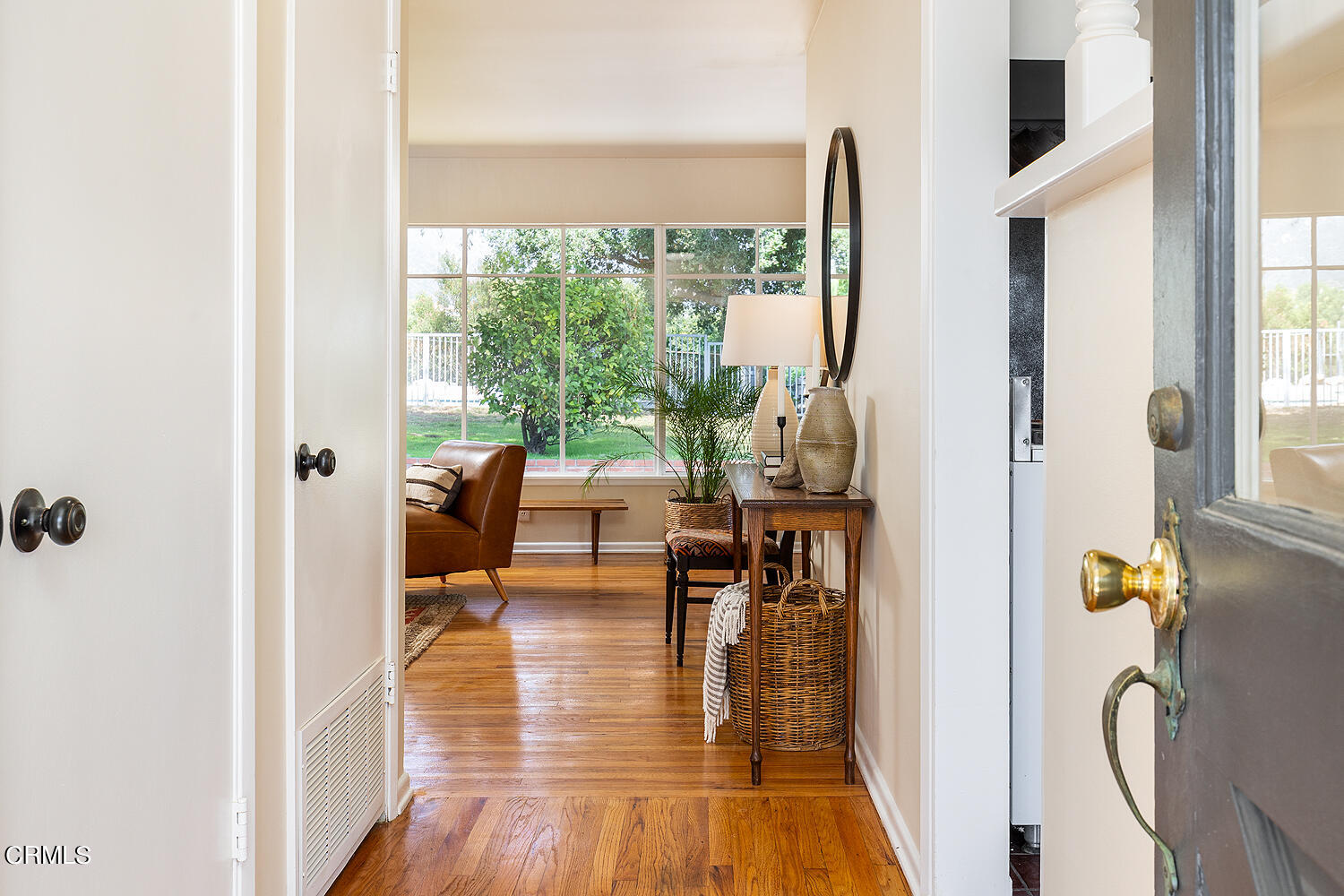 4176 Canyon Crest Road Altadena, CA 91001 - Photo 5 of 33 view of living room with furniture and floor to ceiling window