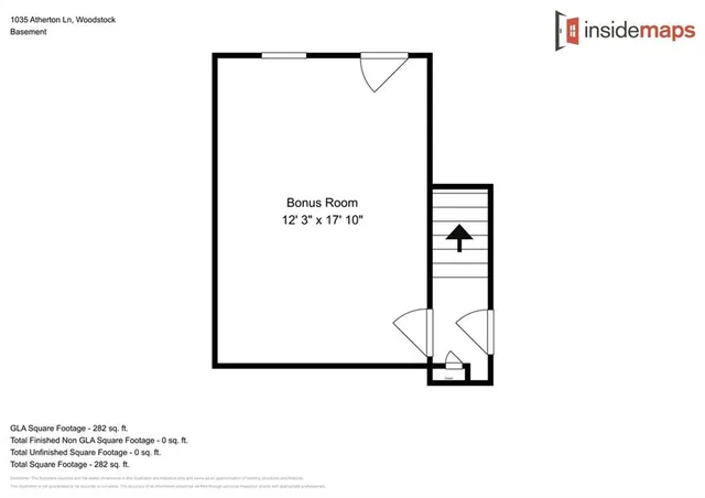 a picture of a room with a floor plan