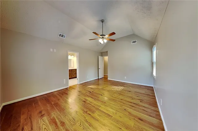 wooden floor in an empty room