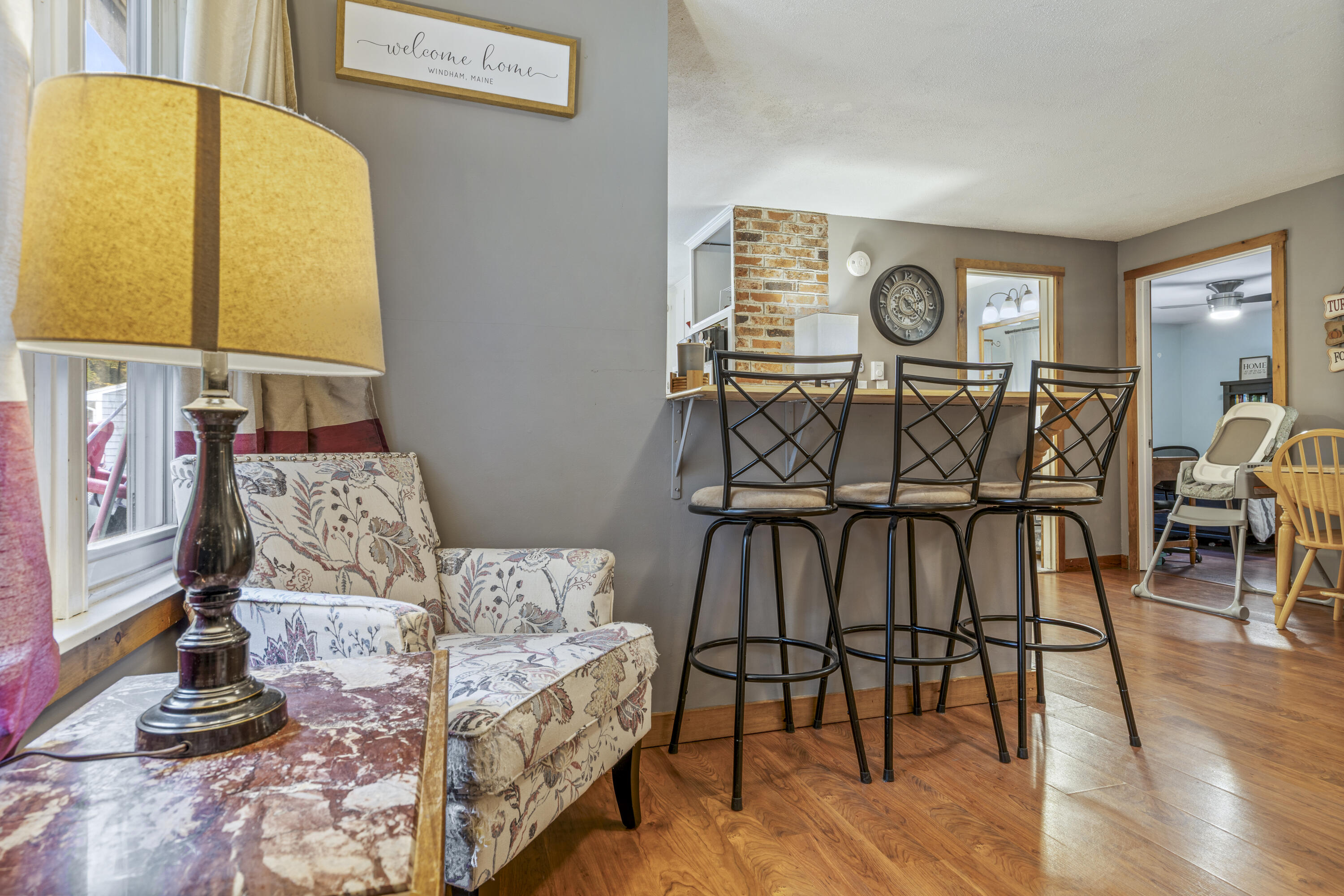 336 Pope Road, Unit 3 Windham, ME 04062 - Photo 8 of 28 view froml living room