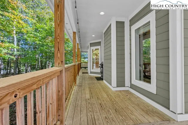 a view of a house with a porch