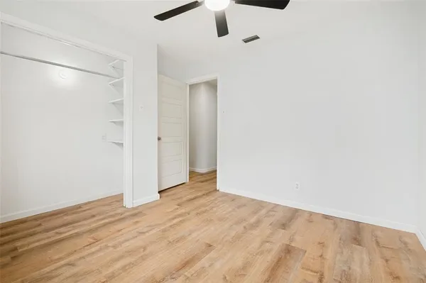 wooden floor in an empty room