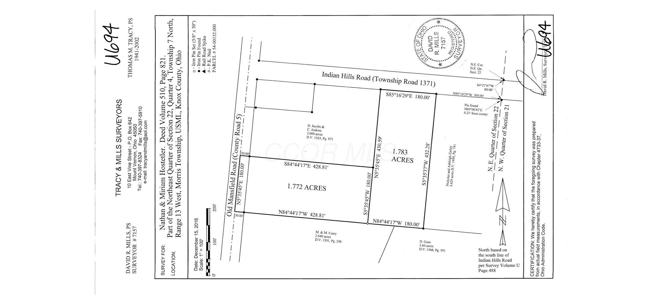 0 Indian Hills Road Mount Vernon, OH 43050 - Photo 21 of 21 1.783 Acre Lot Survey