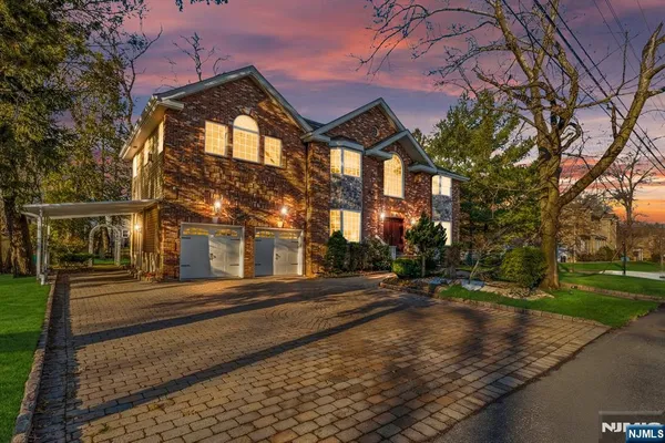 a front view of a building