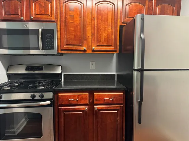 a close view of stove top oven