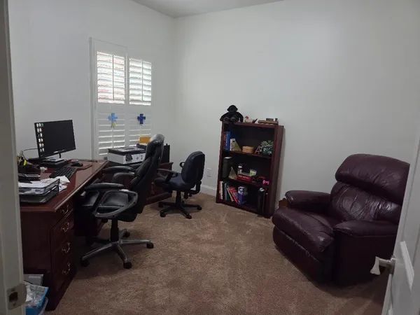 a view of a workspace with a window