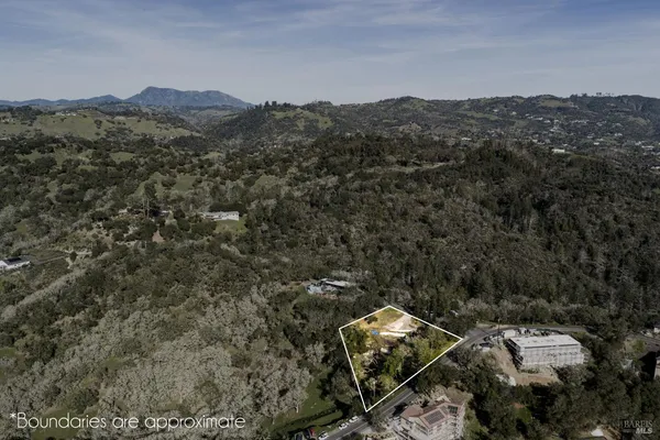 a view of a mountain in the distance