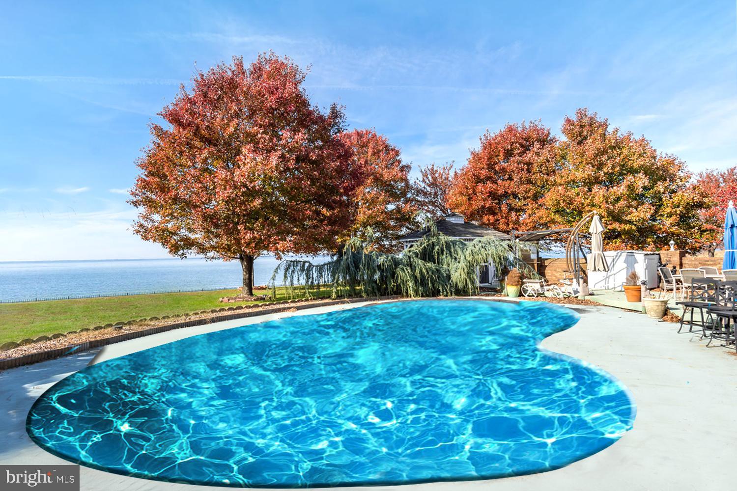 3202 Bennett Point Road Queenstown, MD 21658 - Photo 6 of 49 Inground Pool/Patio . Pool House . Dining Pergola