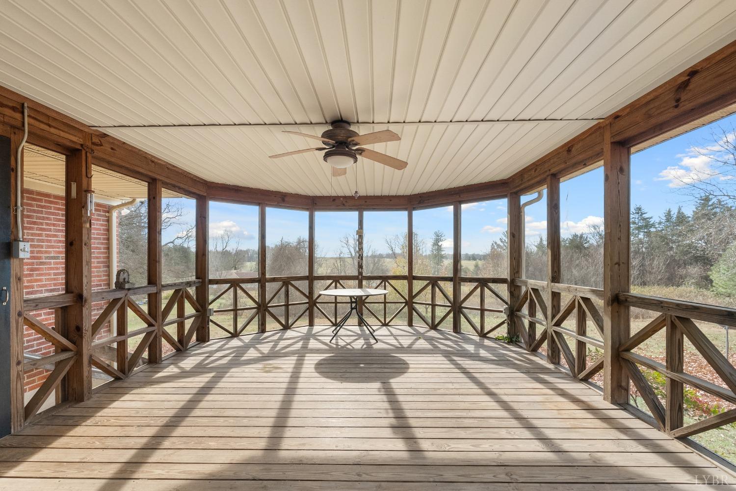 907 High Peak Road Monroe, VA 24574 - Photo 35 of 61 a view of a balcony with furniture