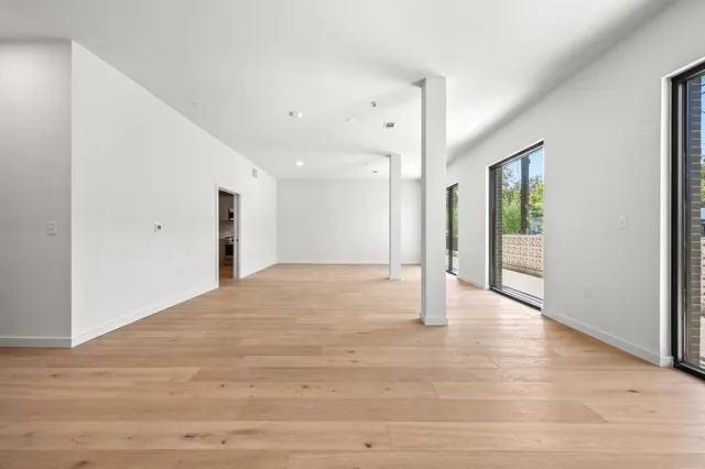 a view of an empty room