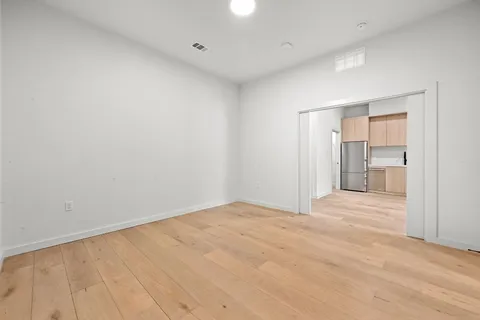 wooden floor in a room