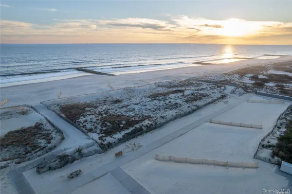 a view of an ocean beach