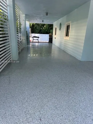 a view interior of a house with a garage