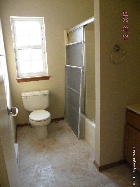 1604 Clover Road Long Pond, PA 18334 - Photo 13 of 18 a bathroom with a toilet and a shower