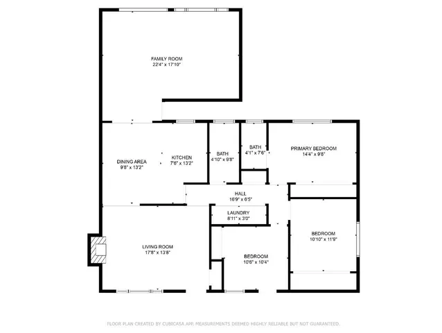 a picture of a floor plan