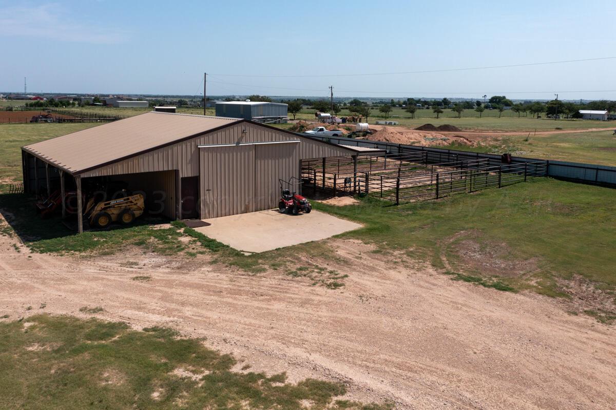 7670 West Cemetery Road Canyon, TX 79015 - Photo 56 of 65 7670_W_Cemetery_079_Aerial_Main_Barn