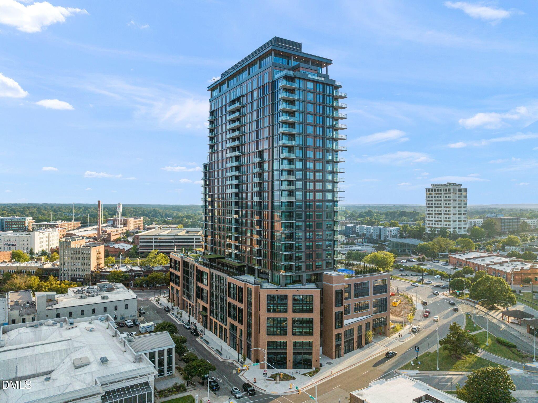 115 Morris Street, Unit 2601 Durham, NC 27701 - Photo 54 of 71 a city view with tall buildings
