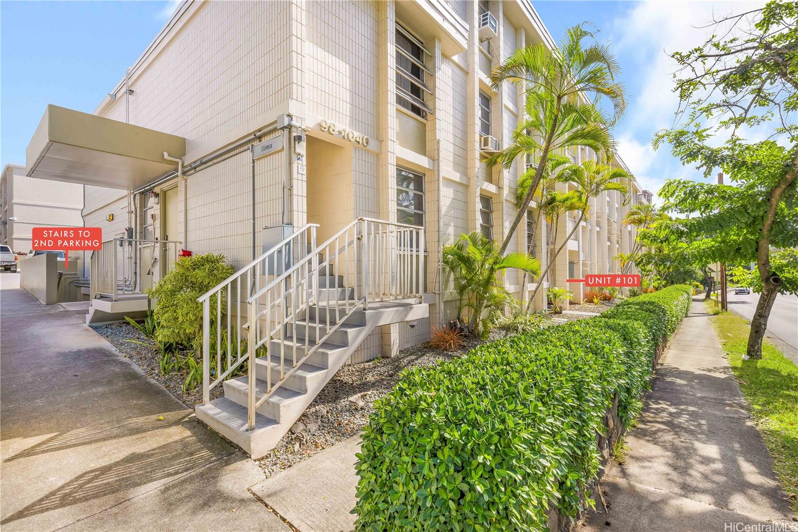 98-1040 Moanalua Road, Unit 1/101 Aiea, HI 96701 - Photo 15 of 23 Conveninetly located to both parking stalls