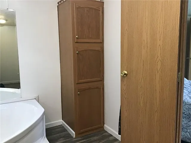 a bathroom with a sink