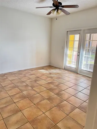a view of a hallway with a white walls
