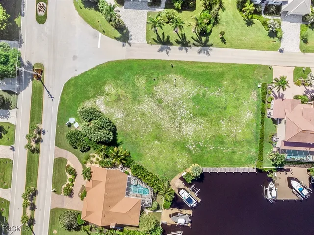 a view of a garden with a flower in a garden