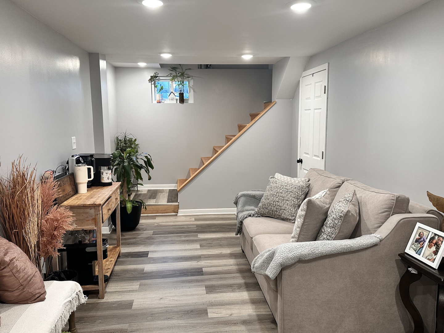 131 North Kendall Street Aurora, IL 60505 - Photo 15 of 29 a living room with furniture and stairs