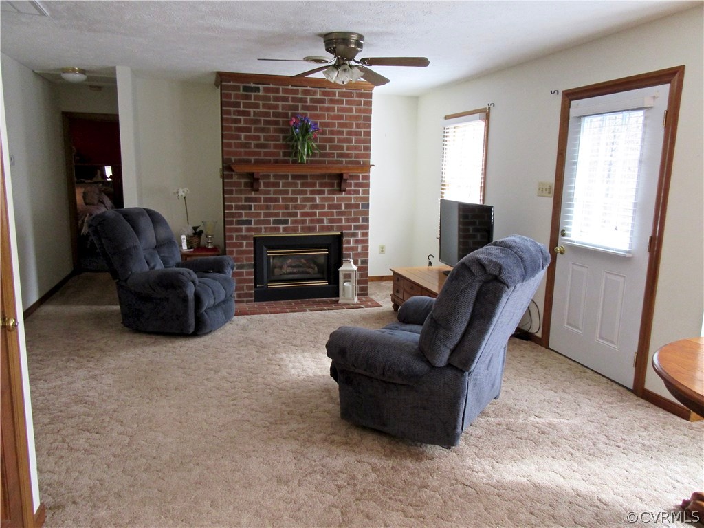 The Open Living Room is accentuated with Neutral P