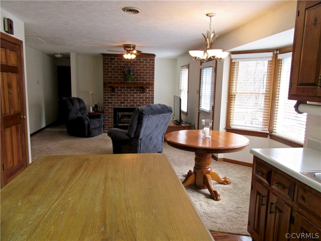 6627 Sycamore Road Quinton, VA 23141 - Photo 8 of 25 View of the Living Room from the Eat-in Kitchen! T
