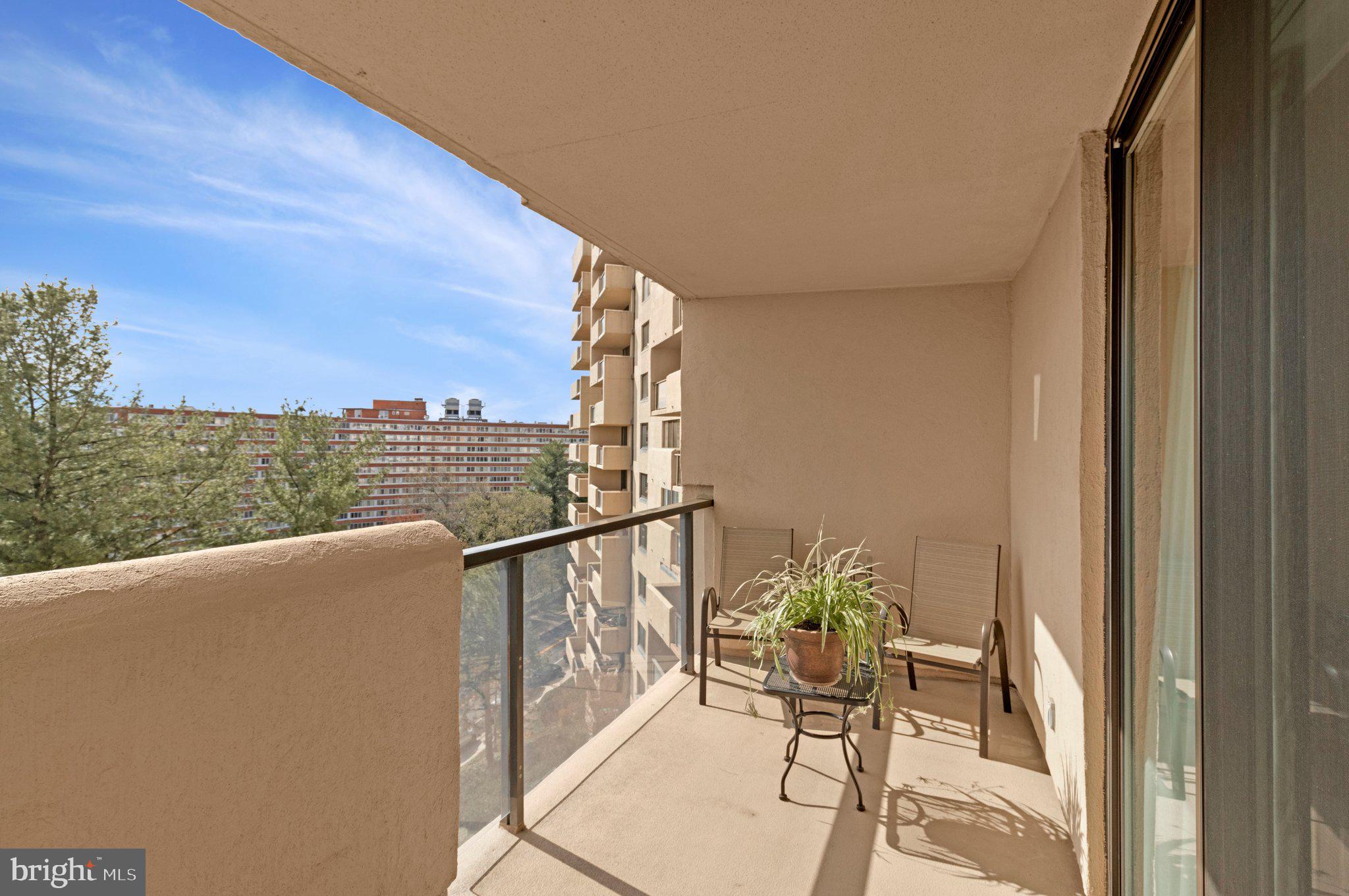 1101 South Arlington Ridge Road, Unit 706 Arlington, VA 22202 - Photo 42 of 59 Large balcony with monumental views