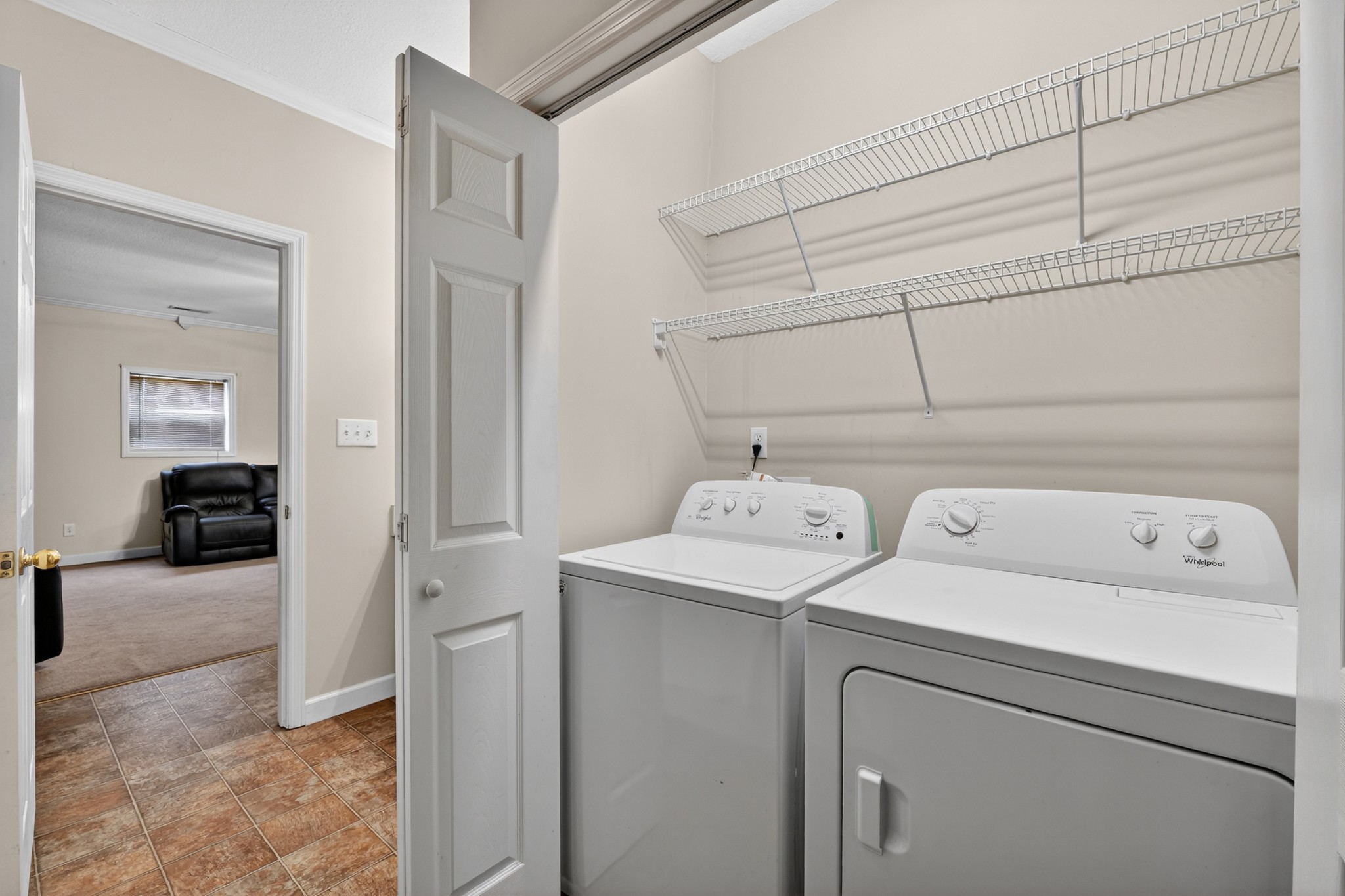 31 Frame Lane Kelso, TN 37348 - Photo 21 of 27 a utility room with dryer and washer