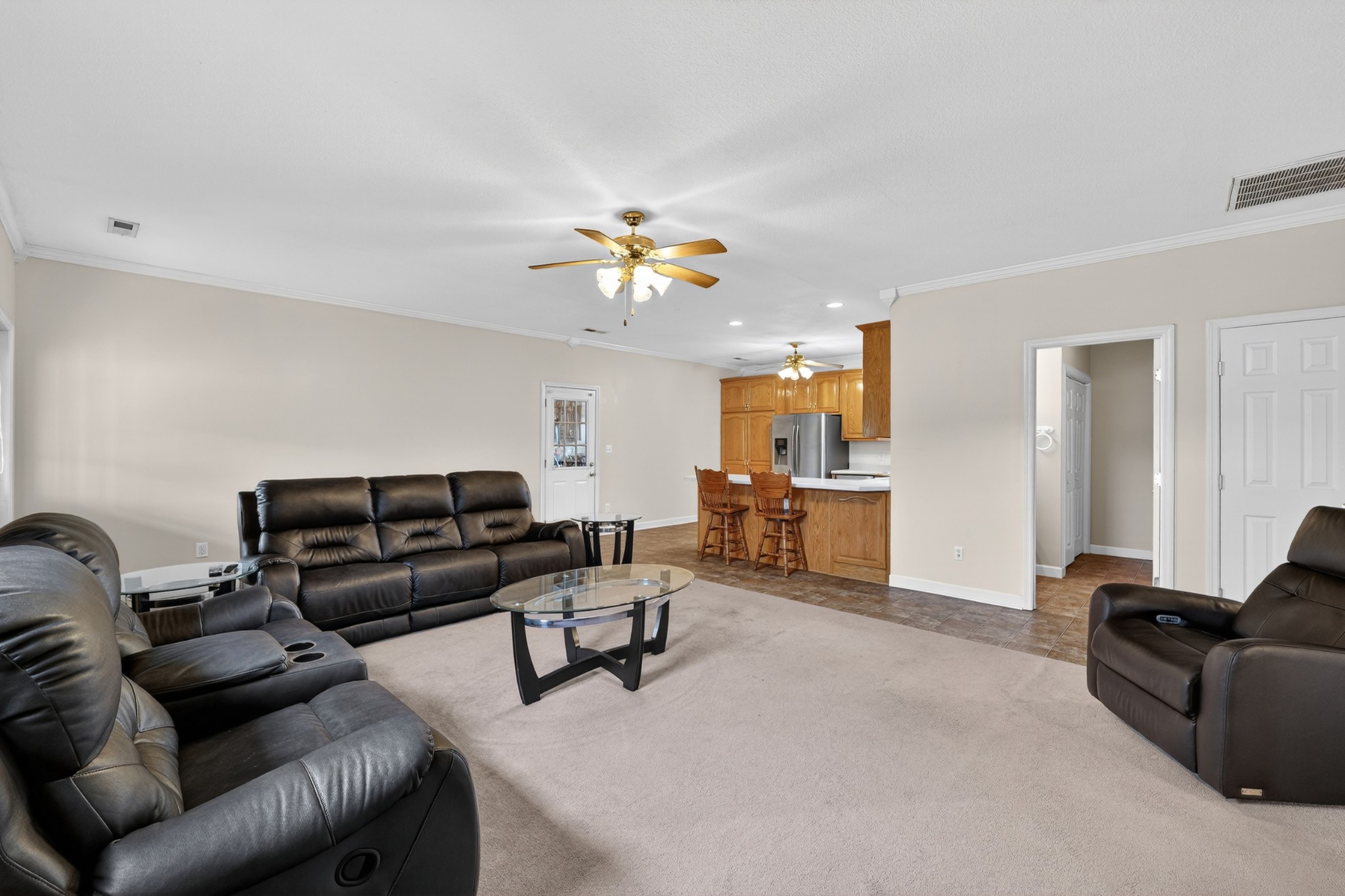 31 Frame Lane Kelso, TN 37348 - Photo 10 of 27 a living room with furniture and kitchen view