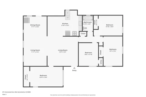 $399,900 | 871 Greenwood Avenue, West Sacramento, CA 95605
