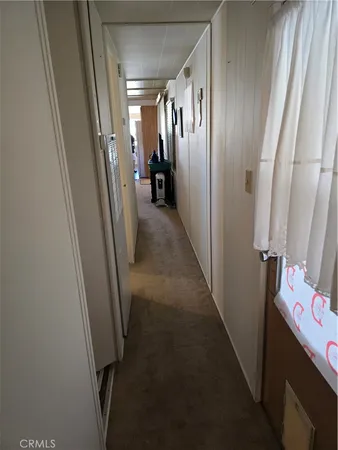 a view of hallway with stairs