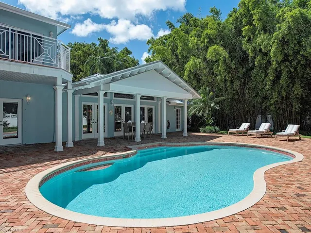 a view of outdoor space yard swimming pool and patio