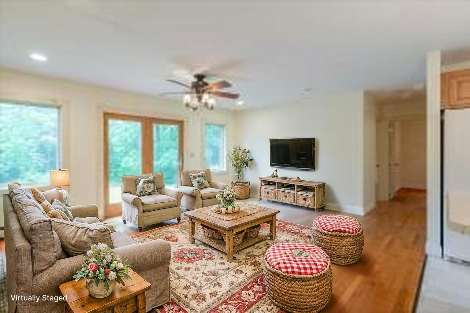 404 Lower Round Pond Road Bristol, ME 04539 - Photo 5 of 45 Living Room 2 - Virtually Staged