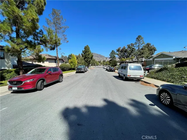 a car parked on the side of the road