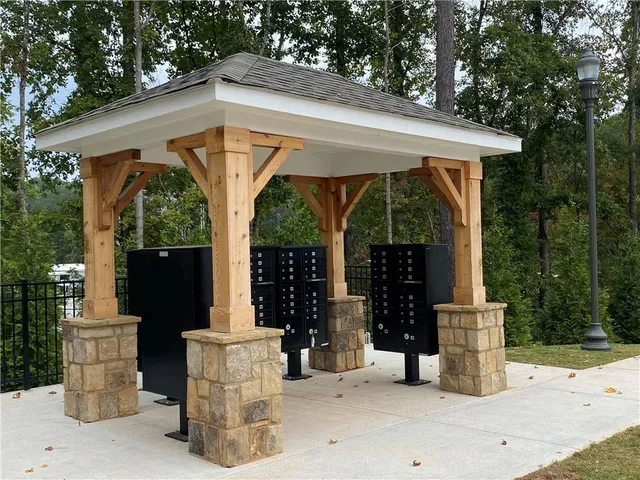 a view of a door of the house