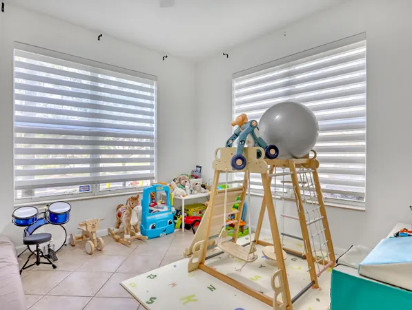 a room with musical instruments