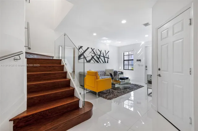 a view of entryway and hall