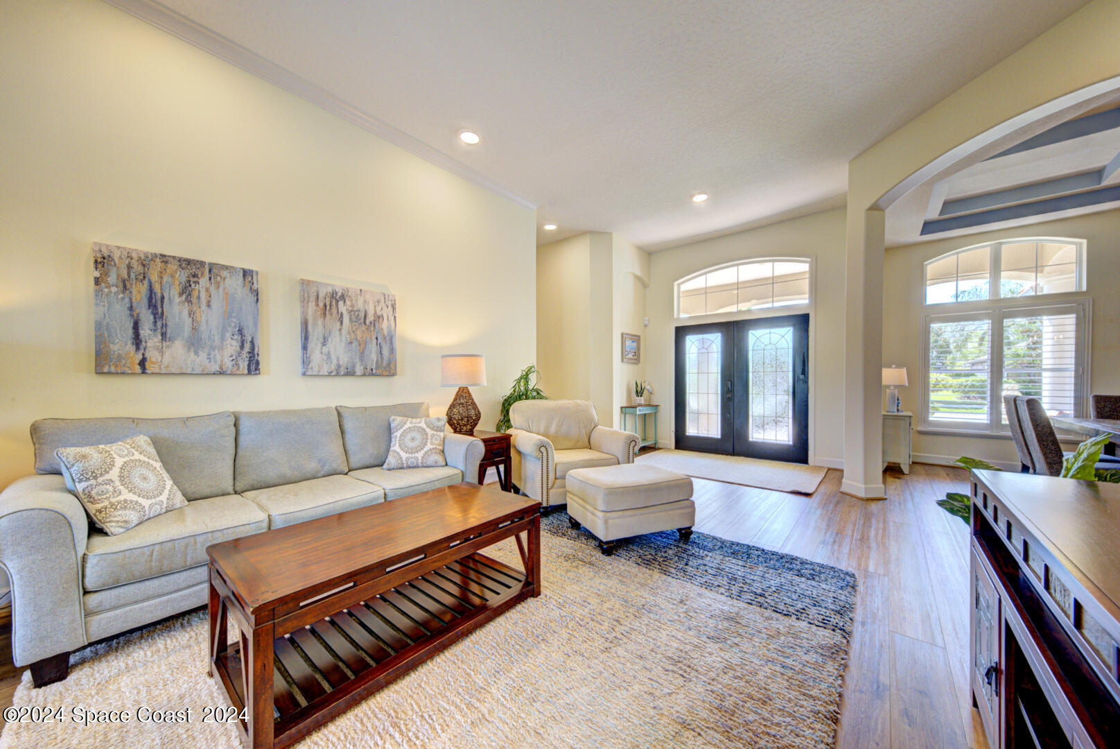 4070 Stoney Point Road Melbourne, FL 32940 - Photo 11 of 75 living room with recessed lights