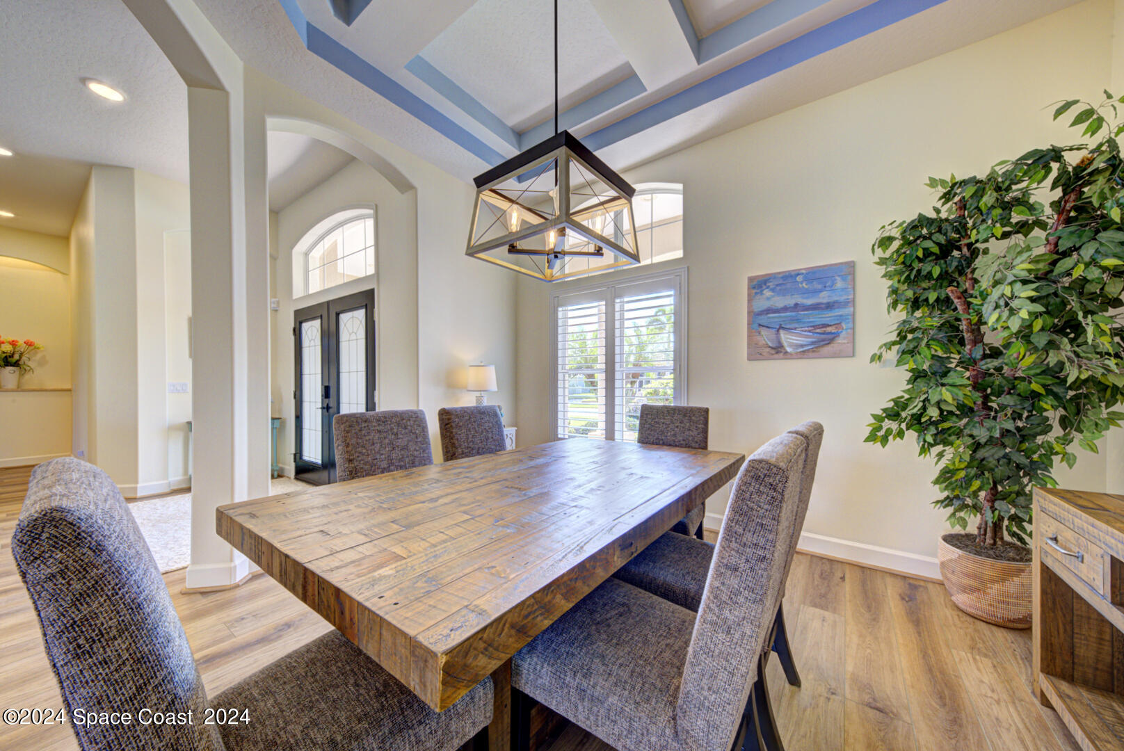 4070 Stoney Point Road Melbourne, FL 32940 - Photo 31 of 75 a view of a dining room with furniture and window